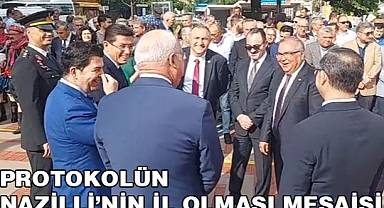 Tören’de Konuşulan en önemli konu Nazilli’nin İl Olması oldu