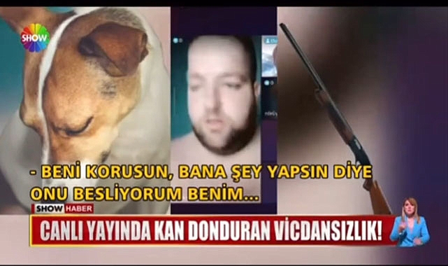 Kendi Köpeğini Canlı yayında Vuran Cani yakalandı