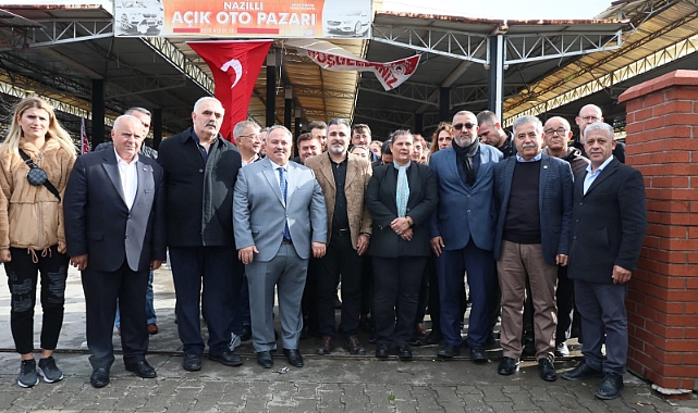 BAŞKAN ÇERÇİOĞLU NAZİLLİ'DE VATANDAŞLARLA BULUŞTU