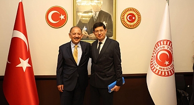 Başkan Özcan Bakan Özhaseki ile görüştü
