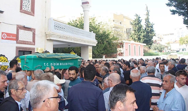 DİDİM'İN SEVİLEN MUHTAR VE GAZETECİSİ SON YOLCULUĞUNA UĞURLANDI