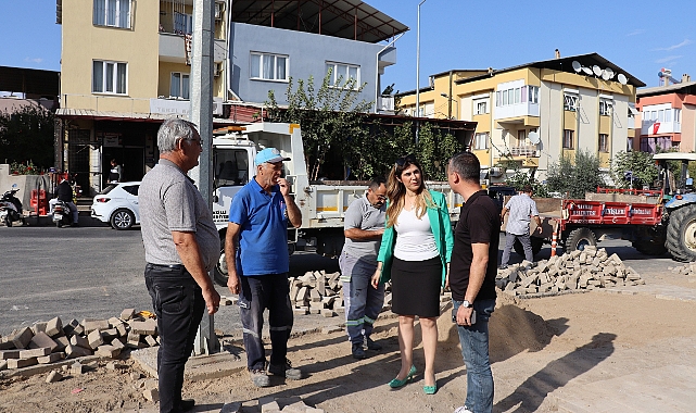 ESİN BAŞKAN ÇALIŞMALARI YERİNDE TAKİP ETTİ