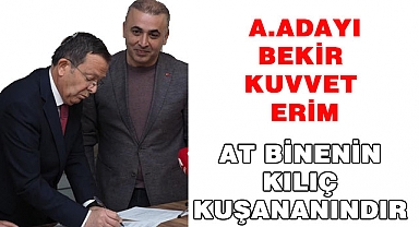 KUVVET ERİM ‘AT BİNENİN KILIÇ KUŞANINDIR’ DEDİ YOLA ÇIKTI