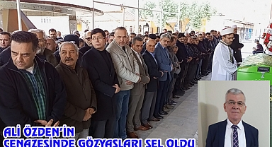 ALİ ÖZDEN'E SON VEDA. GÖZYAŞLARI SEL OLDU