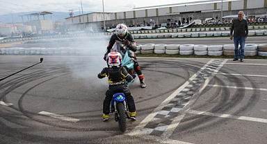 NAZİLLİ GO - KART PİSTİNDE TEKER YAKTILAR
