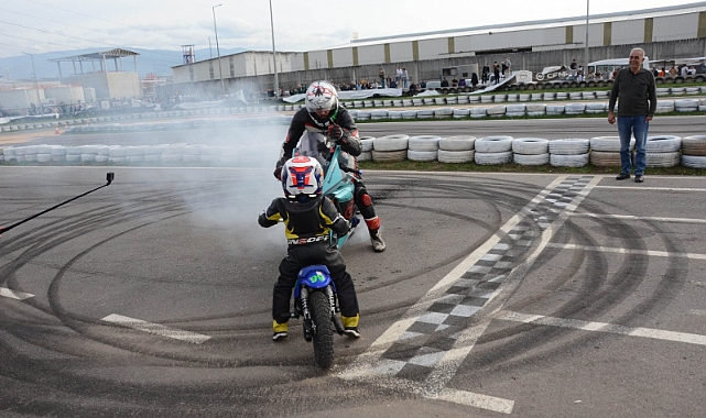NAZİLLİ GO - KART PİSTİNDE TEKER YAKTILAR