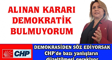 CHP’de bazı yanlışların düzeltilmesi gerekiyor