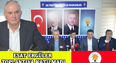 Savaş'ın toplantısına Ergüler katılmadı