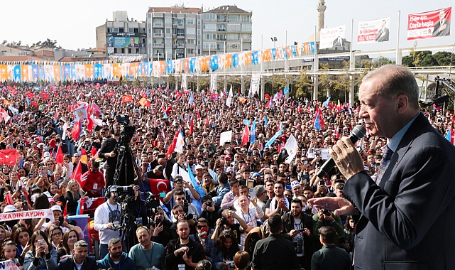 CUMHURBAŞKANI ERDOĞAN AYDIN MİTİNGİNDE KONUŞTU