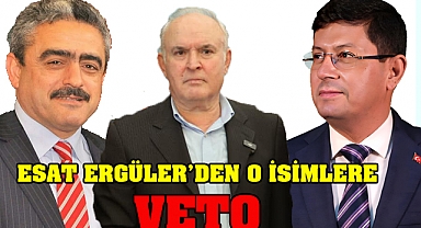Ergüler O isimleri Vetomu Etti?