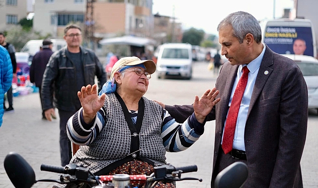 İYİ Partili Cüneyt Korkmaz Gittiği her yerde sevgi ile karşılanıyor