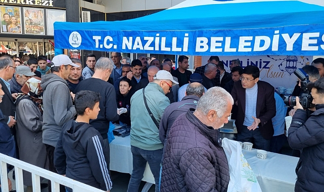 Nazilli Belediyesinden Kandil Dolayısıyla Tavuk Pilav Hayrı