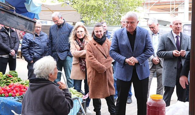 BAŞKAN ATAY DURMUYOR  ESNAF VE VATANDAŞ BULUŞMALARI HIZLA DEVAM EDİYOR