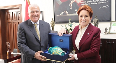 BAŞKAN ATAY MERAL AKŞENER’İ AĞIRLADI