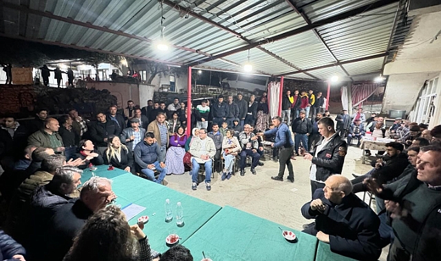 Başkan Büyükyapıcı gittiği her yerde Başkan gibi karşılanıyor