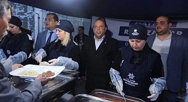 Bozdoğanda ilk iftar programı büyükşehir tarafından yapıldı