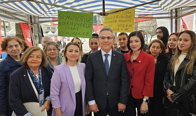 CHP'DE KADINLAR 8 MART DOLAYISI ILE.BIR ARAYA GELDİ