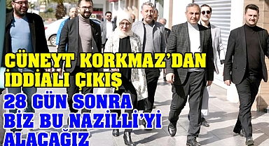 Cüneyt Korkmaz’dan İddialı çıkış ‘28 Gün sonra Bu Nazilli’yi alacağız’