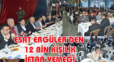 Esat Ergülerden 12 Bin kişilik iftar yemeği