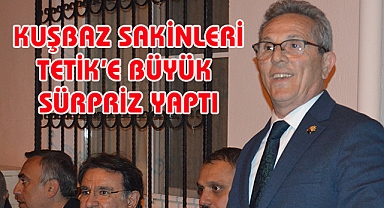 Kuşbaz Tetik’i Bağrına bastı