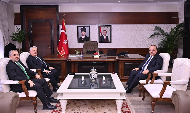 REKTÖR KENT VALI CANBOLAT’I ZIYARET ETTİ
