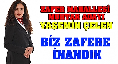 Zafer Mahallesinde Yasemin Çelen Zafere koşuyor