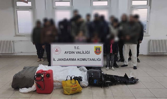 19 düzensiz Göçmen Kuşadası'nda yakalandı