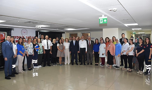 AYDIN İL SAĞLIK MÜDÜRLÜĞÜNDE BAYRAMLAŞMA