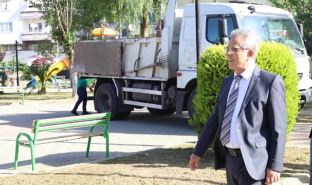Başkan Tetik’ten yoğun sabah mesaisi