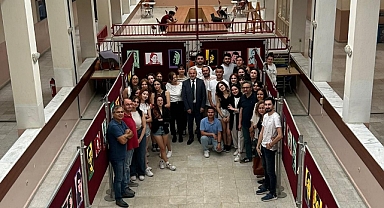Aydın MYO’da “Yeşilçam ve Portreler Baskı Resim Sergisi” Açıldı