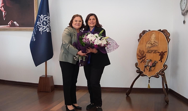 BAŞKAN GENÇAY’DAN, ÖZLEM ÇERÇİOĞLU’NA ZİYARET