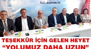  Milletvekilleri ve il başkanından CHP’ye Teşekkür ziyareti