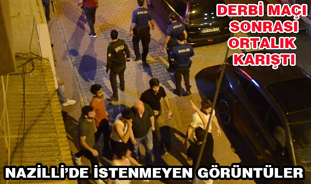Nazilli’de istenmeyen görüntüler. Nazilli’ye yakışmadı