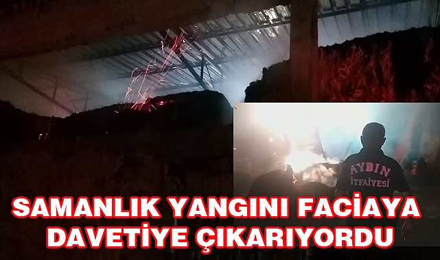  Samanlık Yangını faciaya dönmeden söndürüldü
