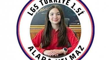 Alara Yılmaz LGS'de Türkiye 1.si oldu