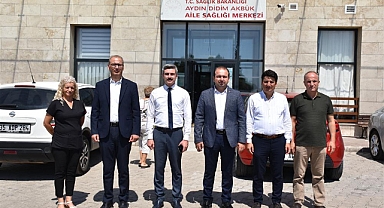 Aydın İl Sağlık Müdürü Sağlık Merkezlerini ziyarete devam ediyor
