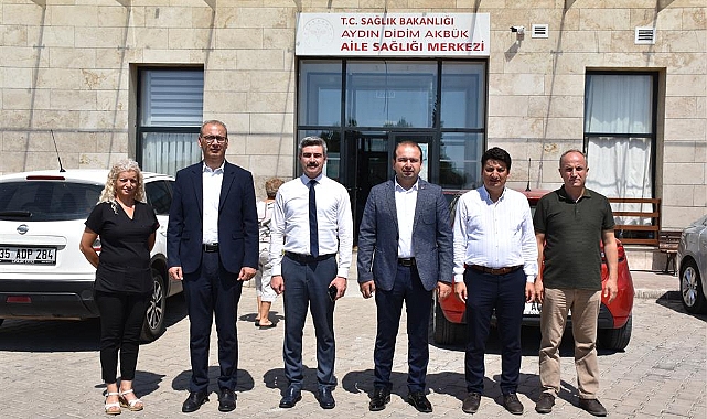 Aydın İl Sağlık Müdürü Sağlık Merkezlerini ziyarete devam ediyor