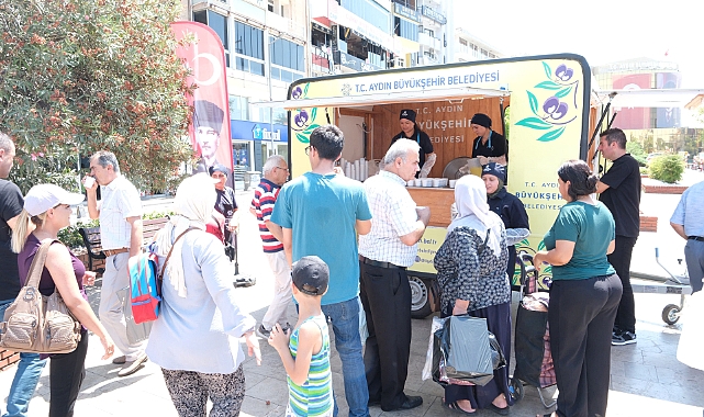 BÜYÜKŞEHİR BELEDİYESİNDEN SERİNLETEN UYGULAMA