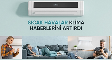Sıcak havalar ve iç talep artışı klima haberlerini de artırdı!