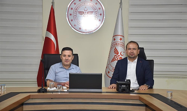 Vali Yardımcısı Kamuran Ballı İl Sağlık Müdürünü ziyaret etti.