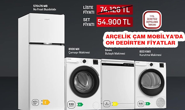 Arçelik Çam Mobilya’da Evlenecek Çiftlere özel kampanya
