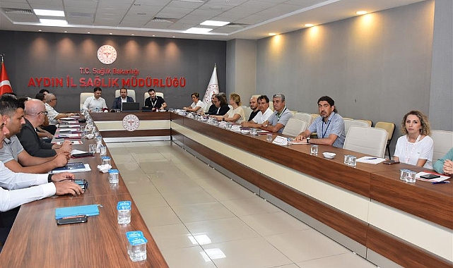 AYDIN İL SAĞLIK MÜDÜRLÜĞÜNDE ÖZEL SAĞLIK KURULUŞLARI TOPLANTISI GERÇEKLEŞTİRİLDİ