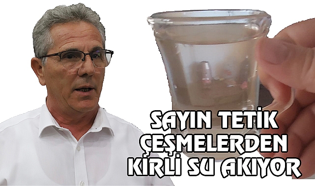  Çeşmelerden kirli su akıyor