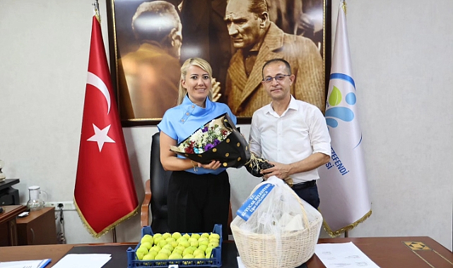 Doğanca’dan Merkezefendi Belediye Başkanı Şeniz Doğan’a ziyaret