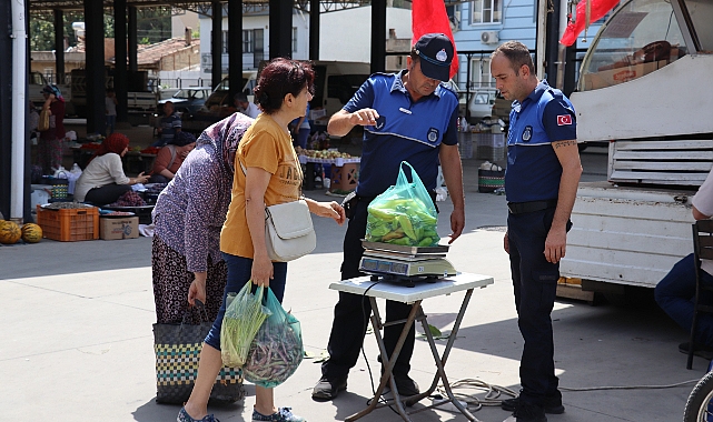 Nazilli zabıta ekiplerinden hassas denetim