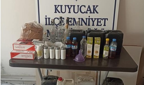 SAHTE ALKOL ÜRETİYORLARDI YAKAYI ELE VERDİLER