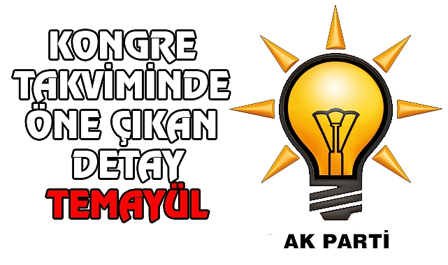 AK Parti Kongre sürecinde önemli detay Temayül
