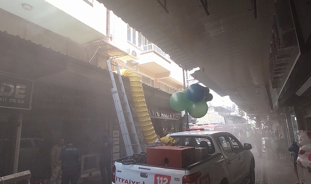 Altıntaş Mahallesi'nde korkutan yangın