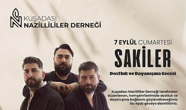 Kuşadası Nazilli’liler derneği Dostluk ve Dayanışma gecesi