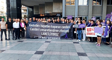 CHP Kadına Şiddete dur dedi